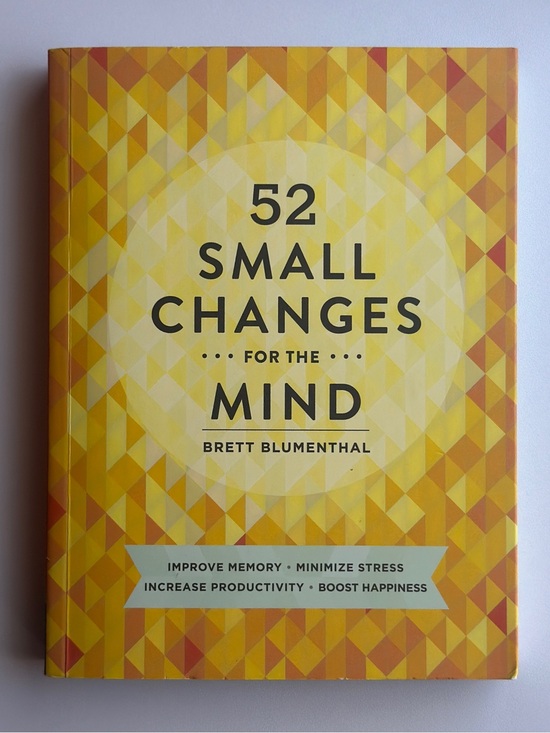 BOOK Other - 52 Small Changes for Mind by Brett Blumenthal | Self-Help | Paperback Book
